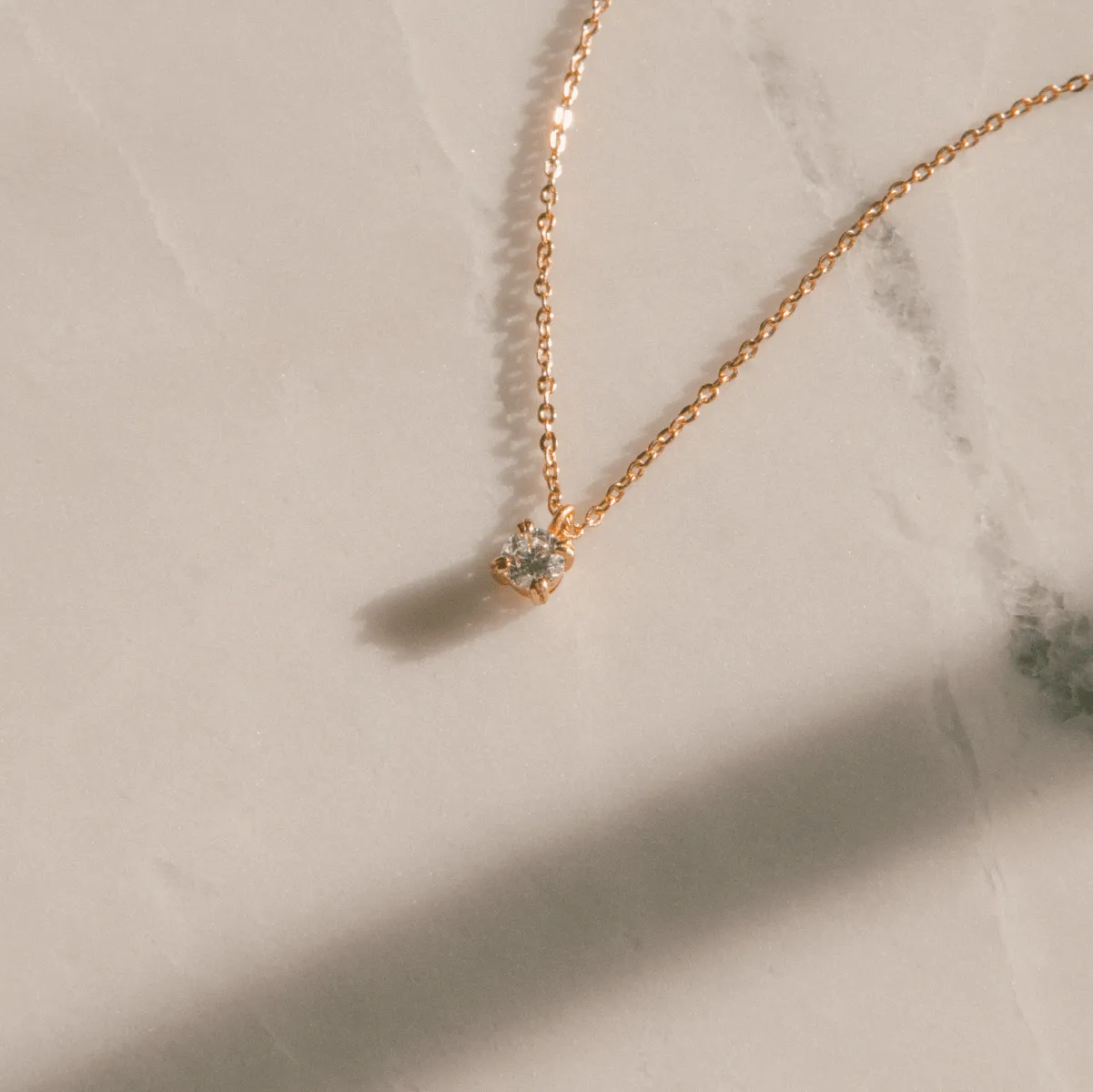 Luxe Solitaire Necklace