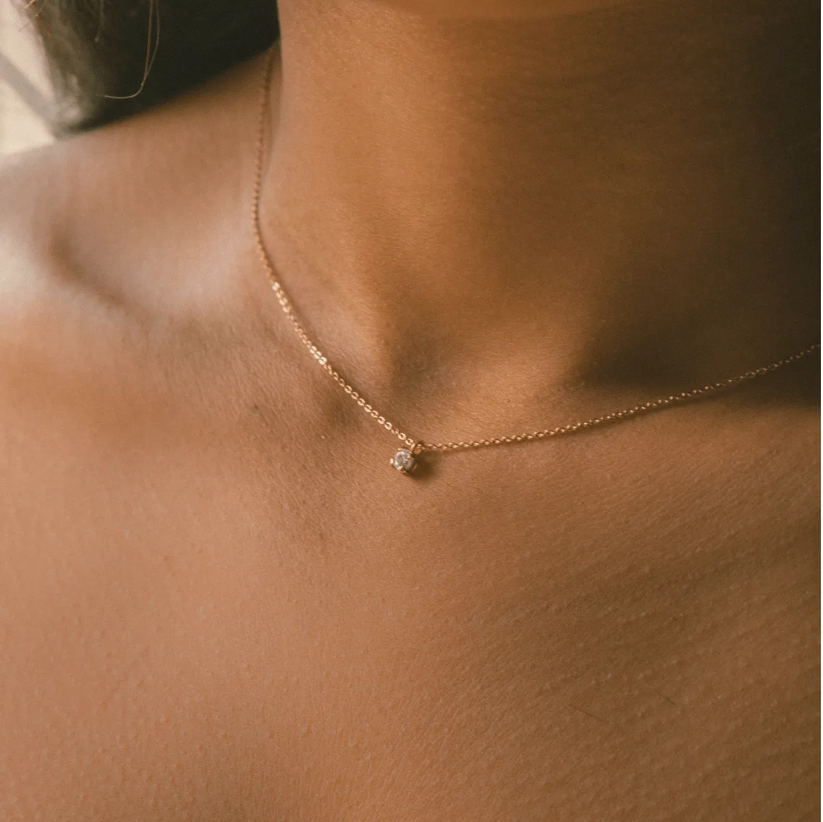 Luxe Solitaire Necklace