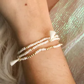 Mermaid Mini Pearl Stretch Bracelets