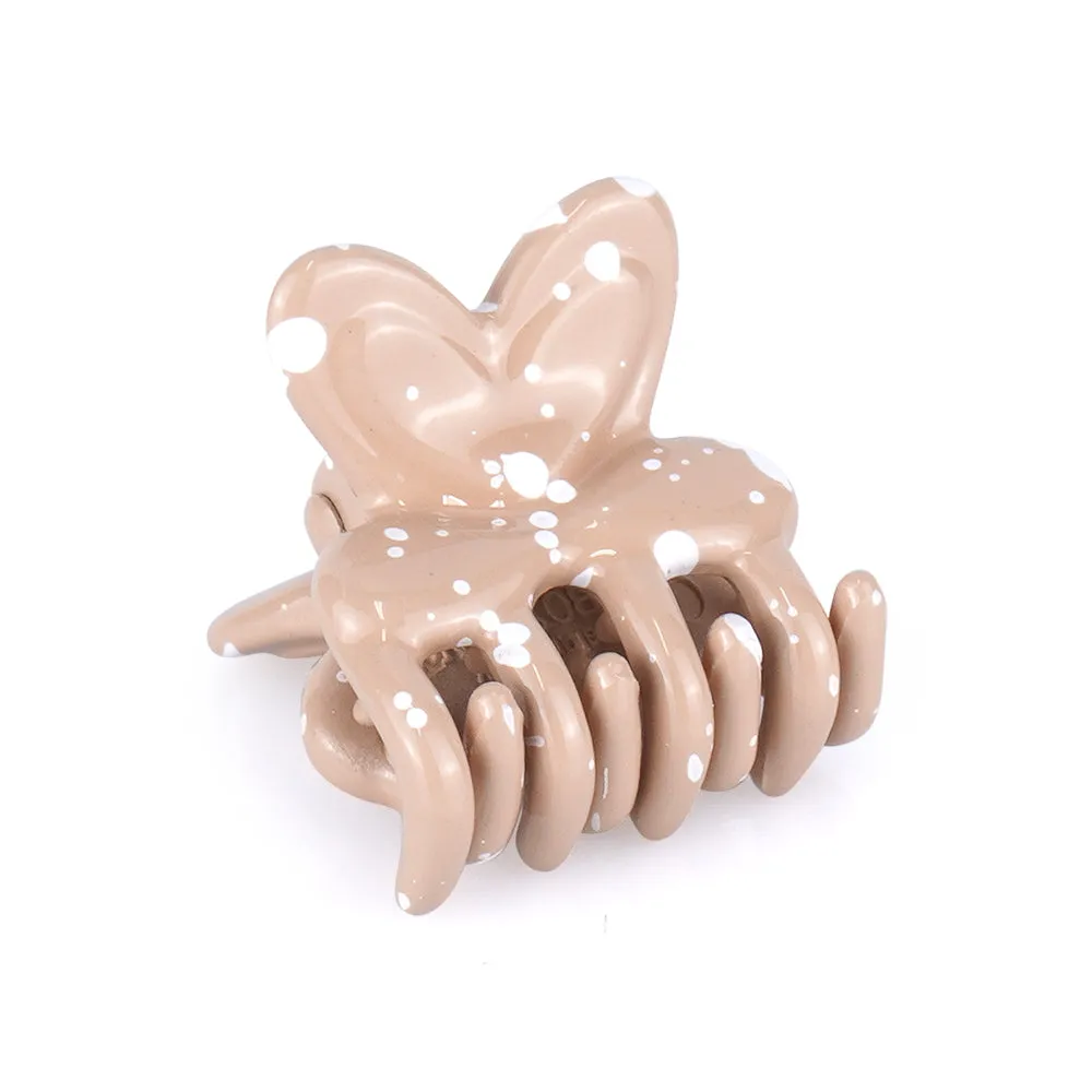 MINI BUTTERFLY SHINY PAINT SPLATTER CLIP