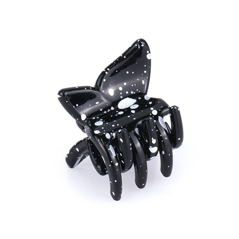 MINI BUTTERFLY SHINY PAINT SPLATTER CLIP