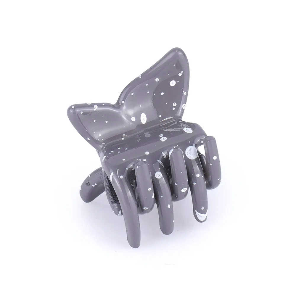 MINI BUTTERFLY SHINY PAINT SPLATTER CLIP