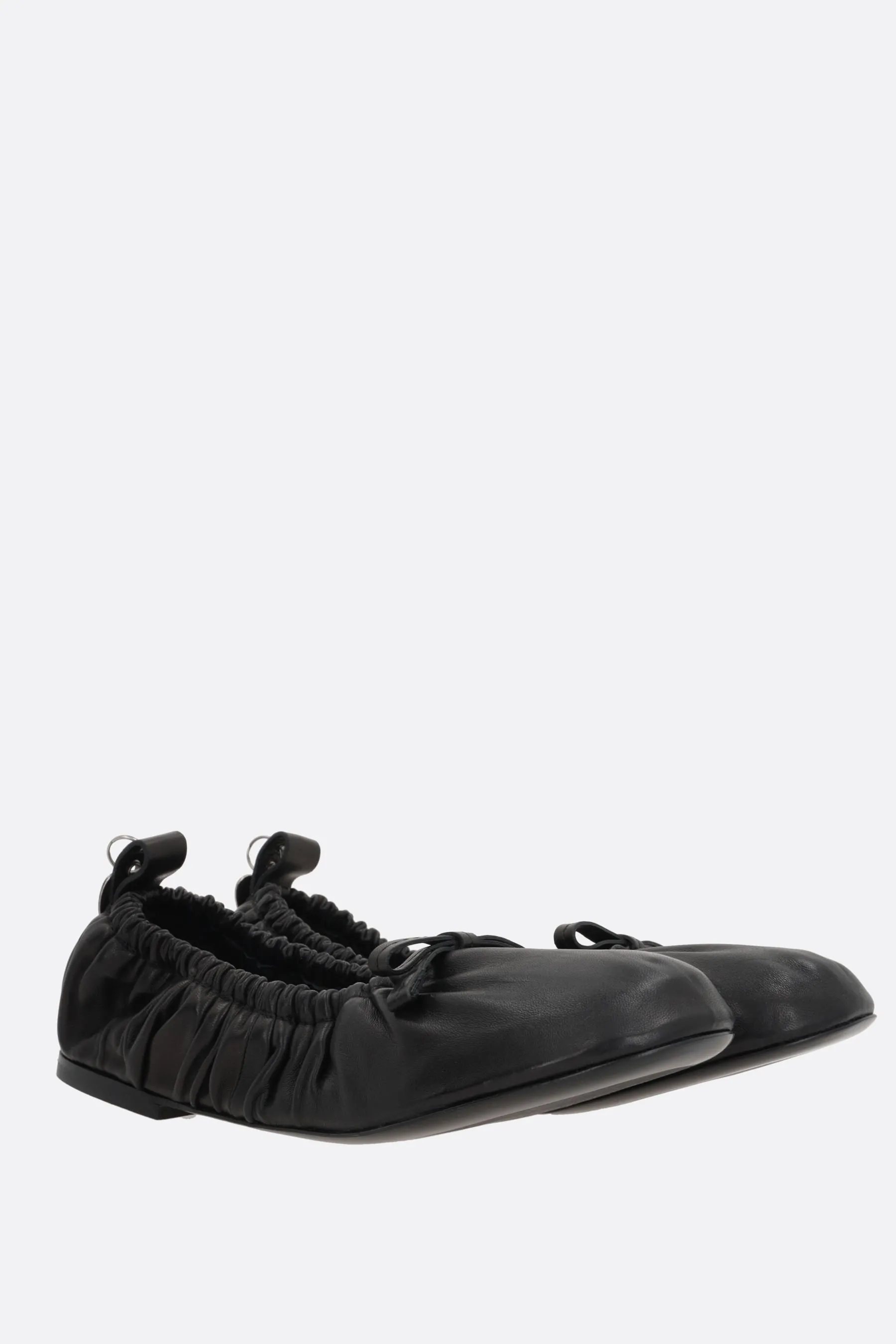 nappa ballerinas with bow