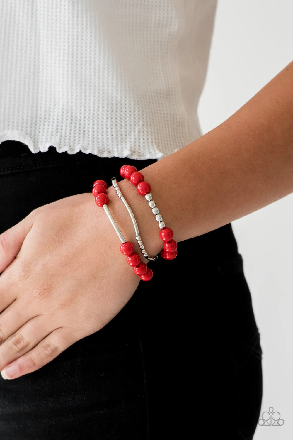 New Adventures Red Bracelets