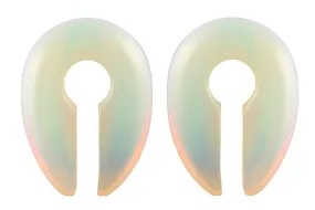 Opalite Stone Keyhole Ear Weights