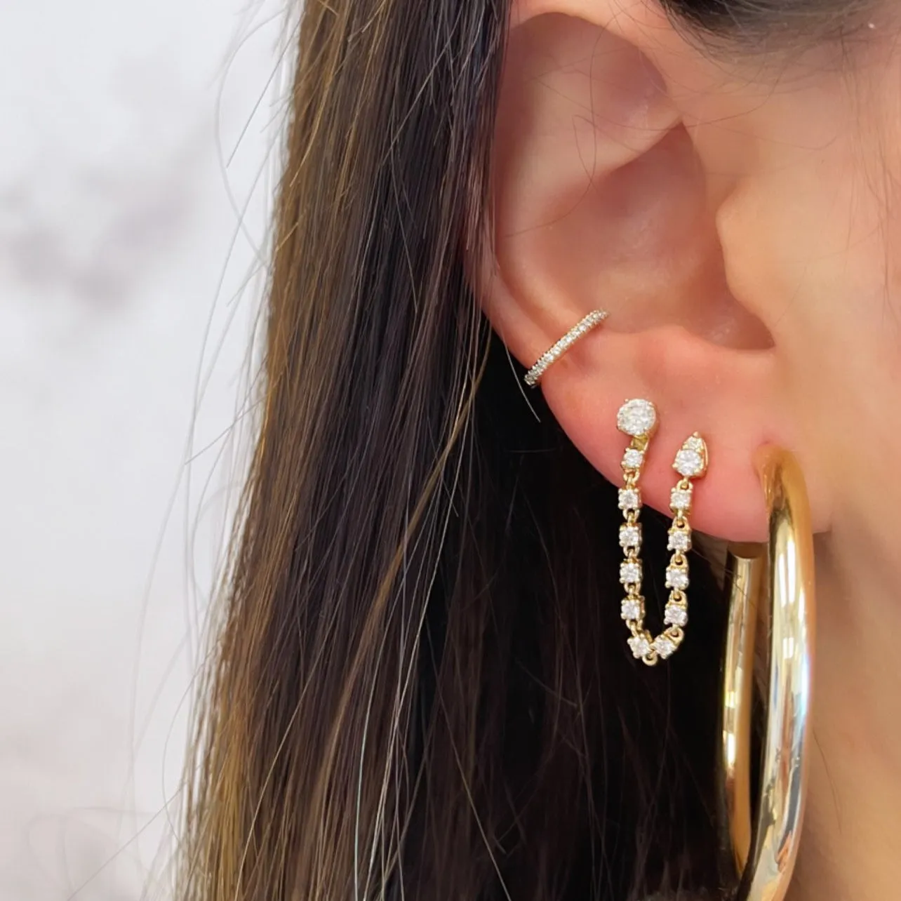 Pave Ear Cuff