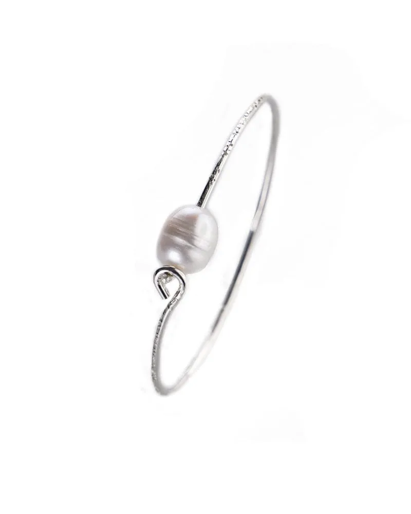 Pearl Bangle Bracelet