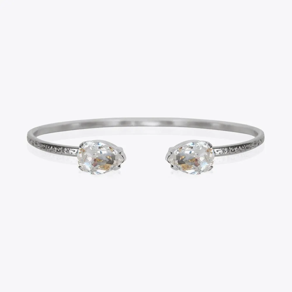 Petite Drop Bracelet / Crystal