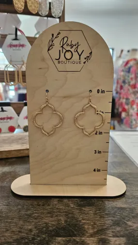 Quatrefoil Earrings