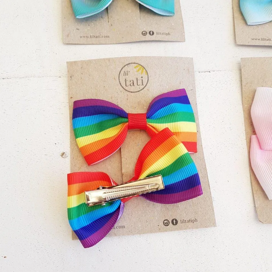 Rainbow Hair Clips