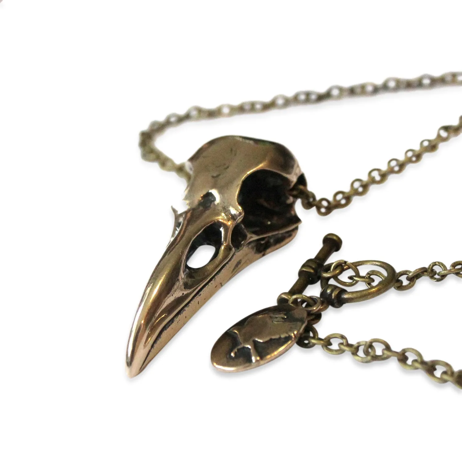 Raven Skull Necklace