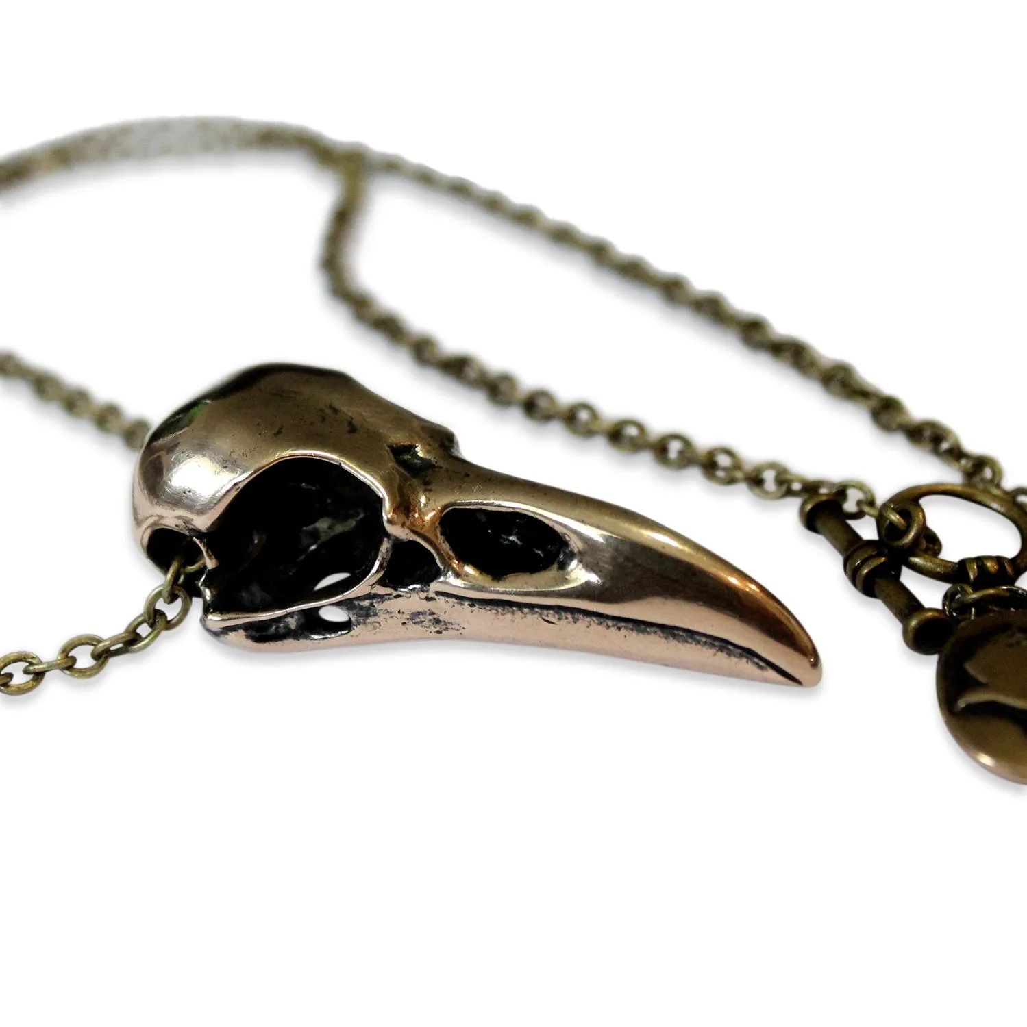 Raven Skull Necklace