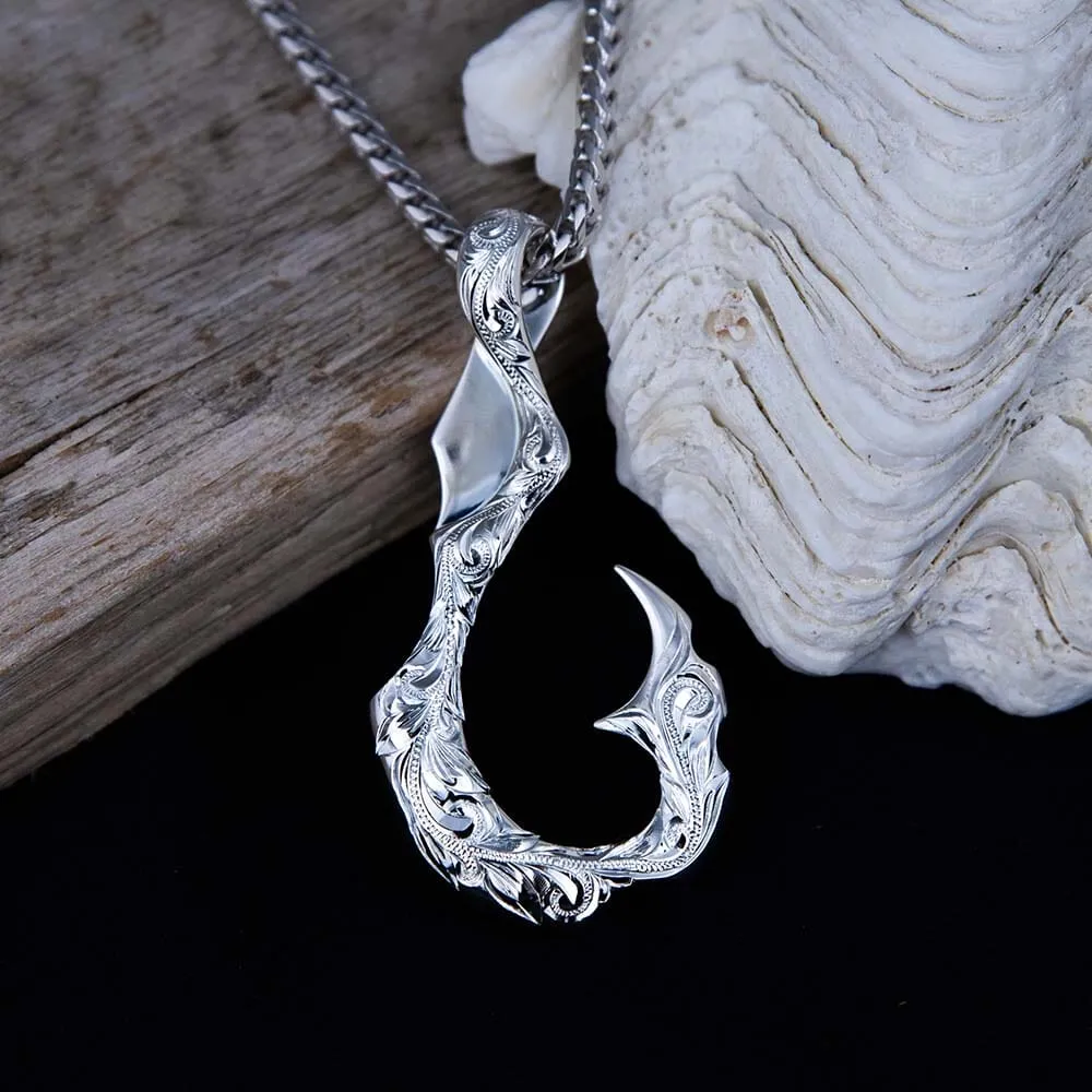 Reaper's Fishhook Pendant