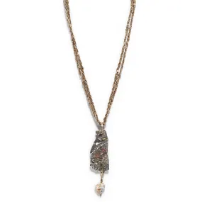 Reticulated Pendant Necklace