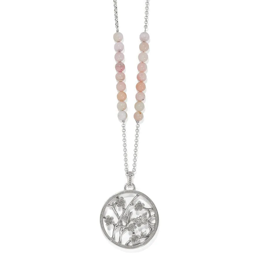 Sakura Beaded Pendant Necklace