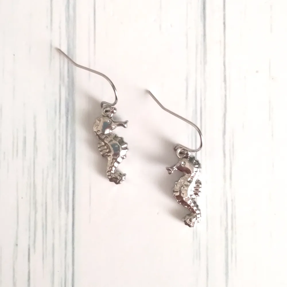 Seahorse Single Drop Earrings