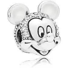 Shimmering Mickey Portrait Clip Charm 797495CZ