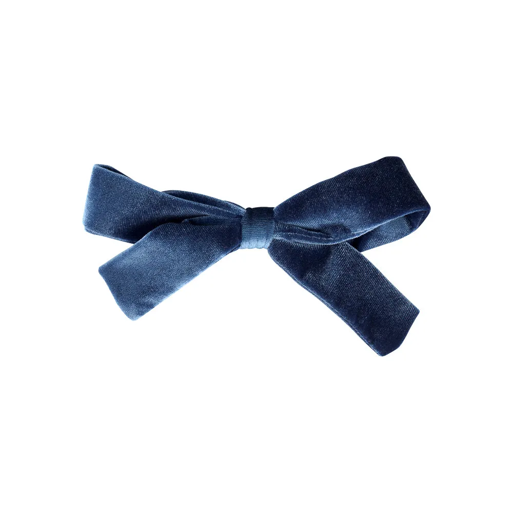 SHORT VELVET BOW