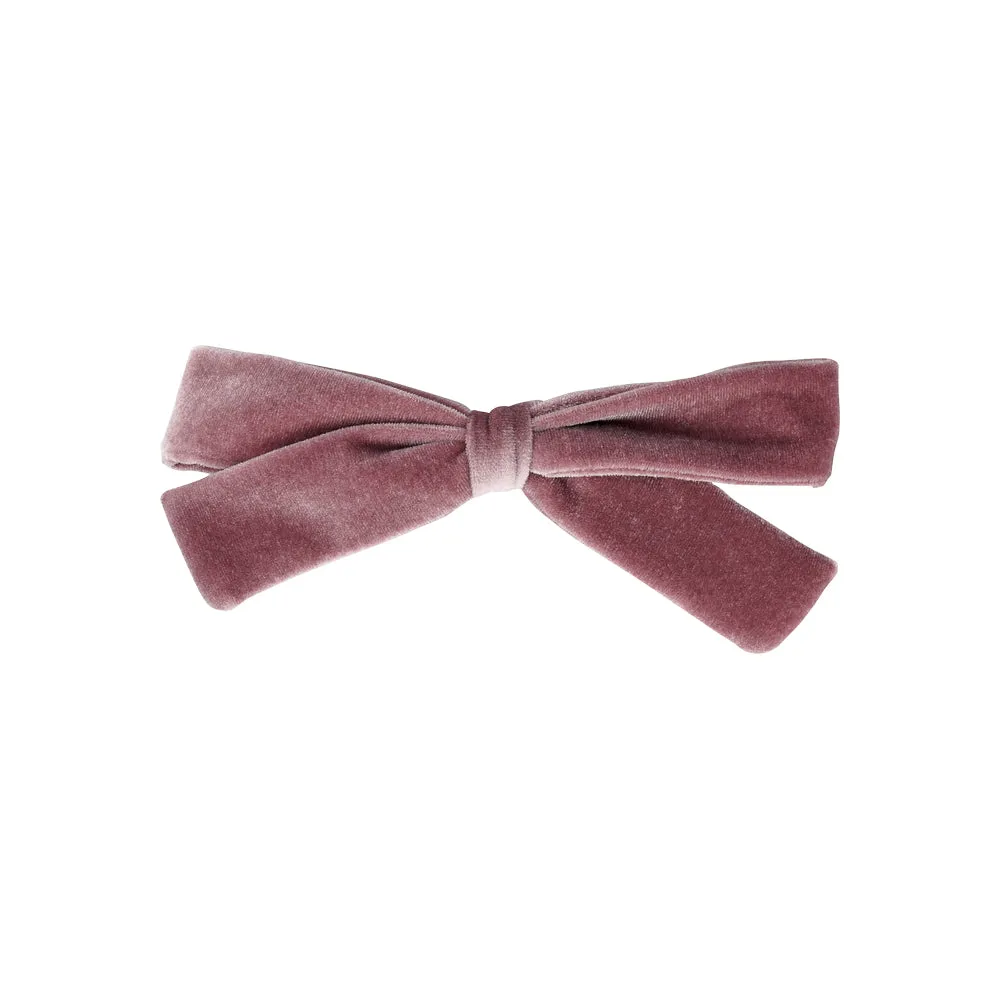 SHORT VELVET BOW