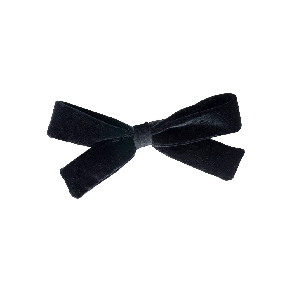 SHORT VELVET BOW