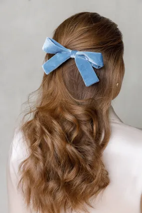 SHORT VELVET BOW