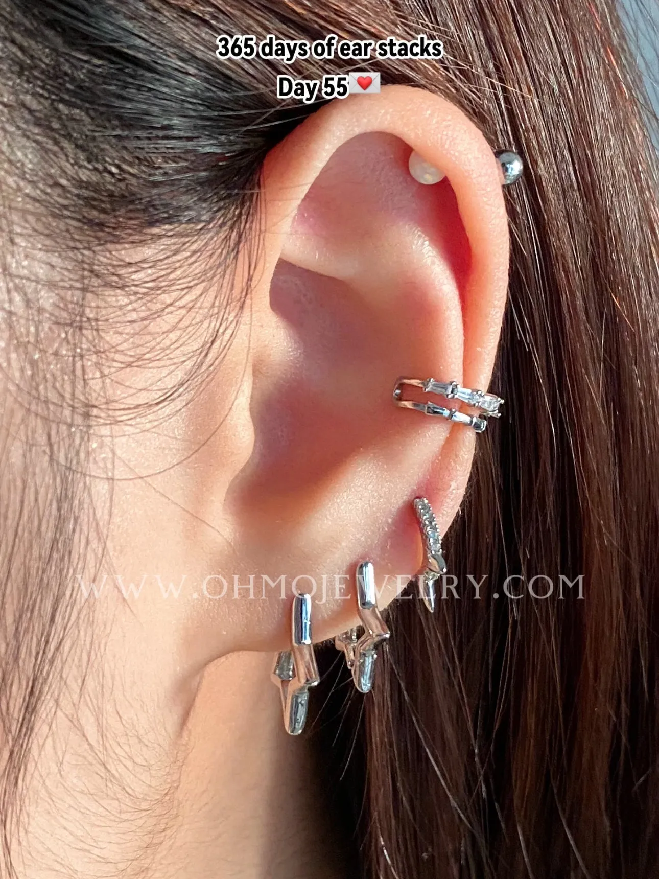 Star Helix Hoop