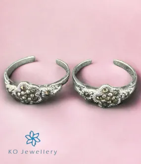 The Lance Silver Marcasite Toe-Rings