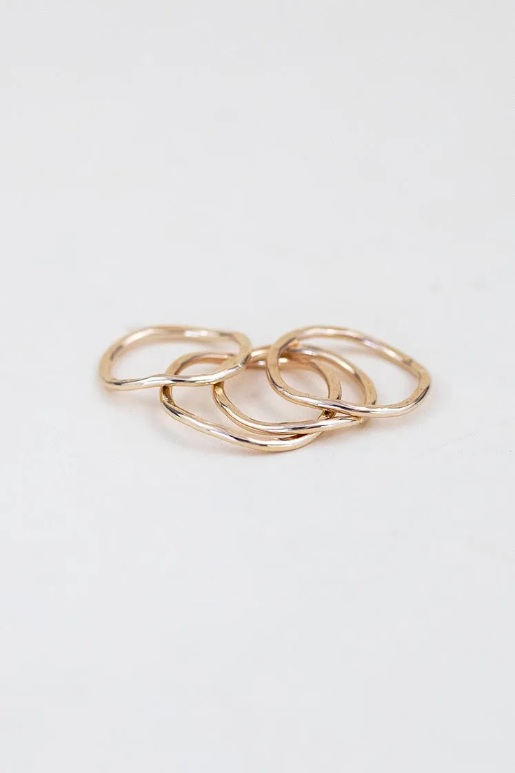 Ti Leaf Ring