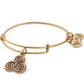 Triskelion Charm Bangle