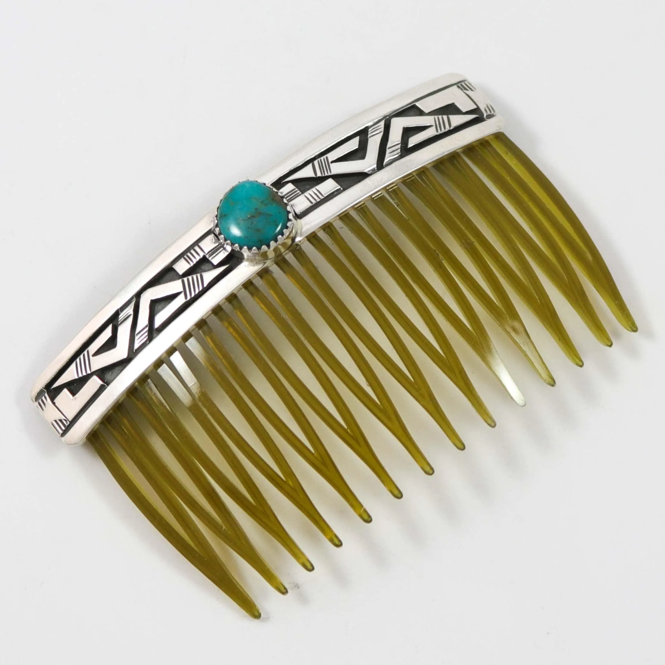 Turquoise Hair Comb