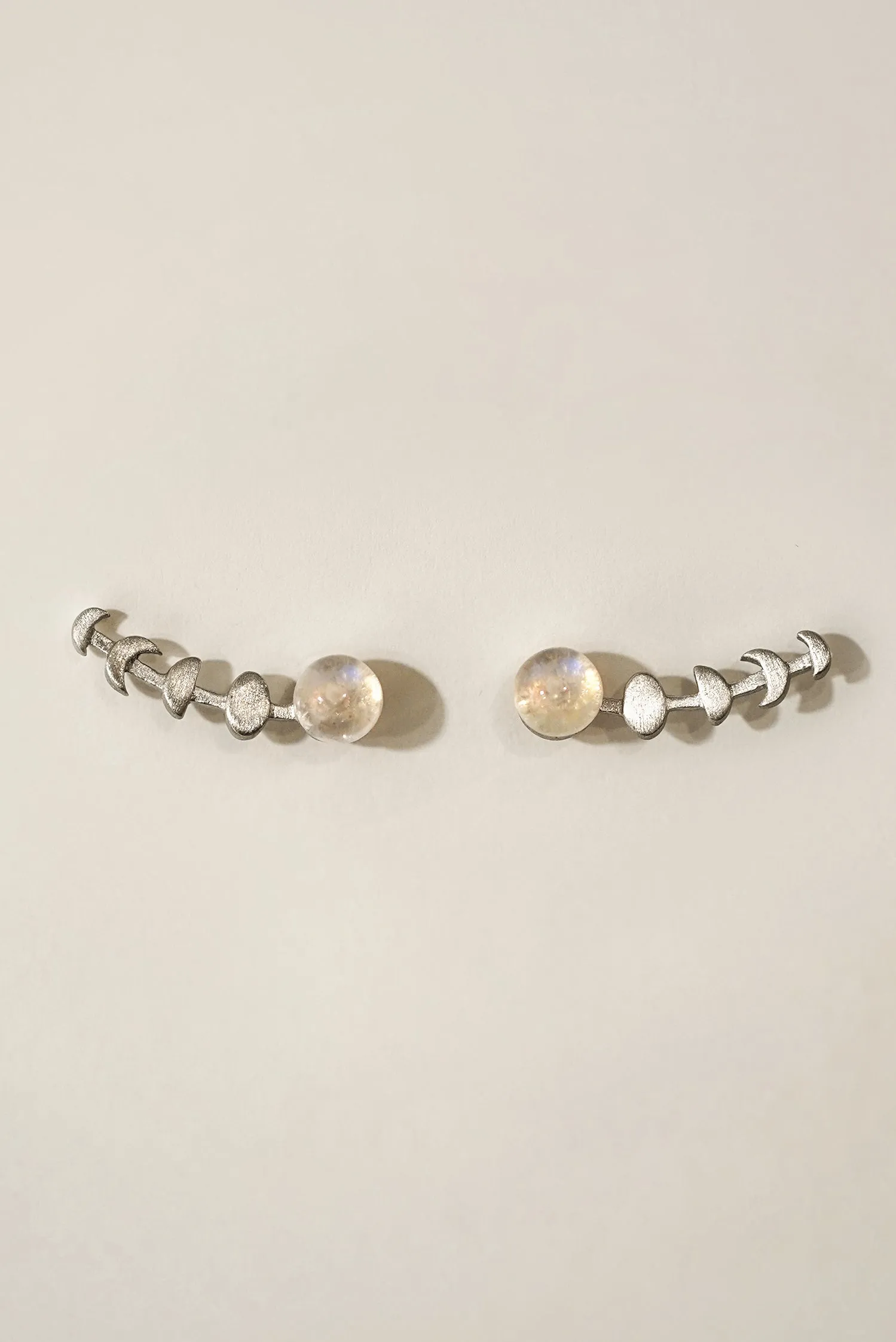 Universe Moonstone Ear Climbers