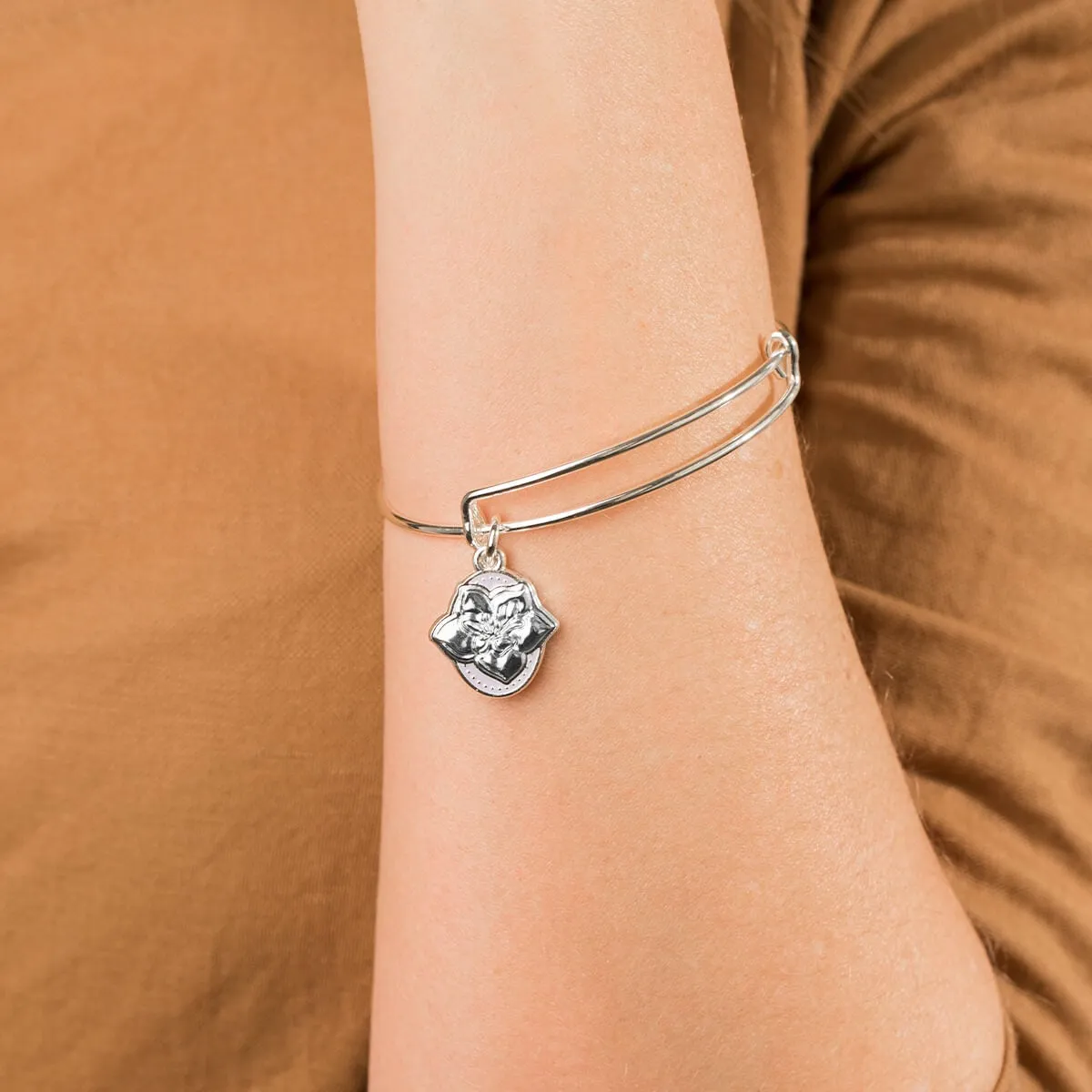 Wildflower Charm Bangle