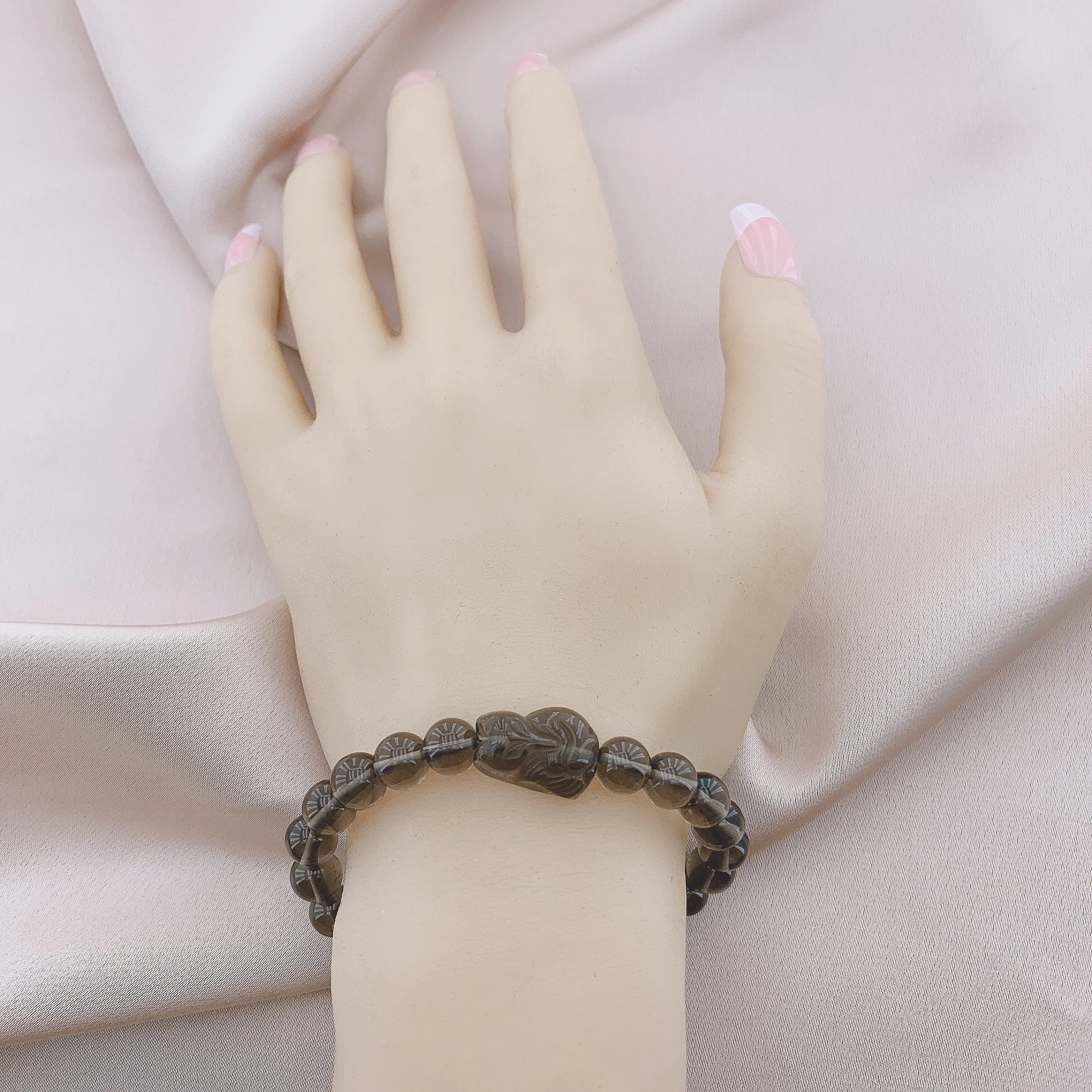 Women's Fashion Tea-coloured Crystal Beads Gemstone Bracelets