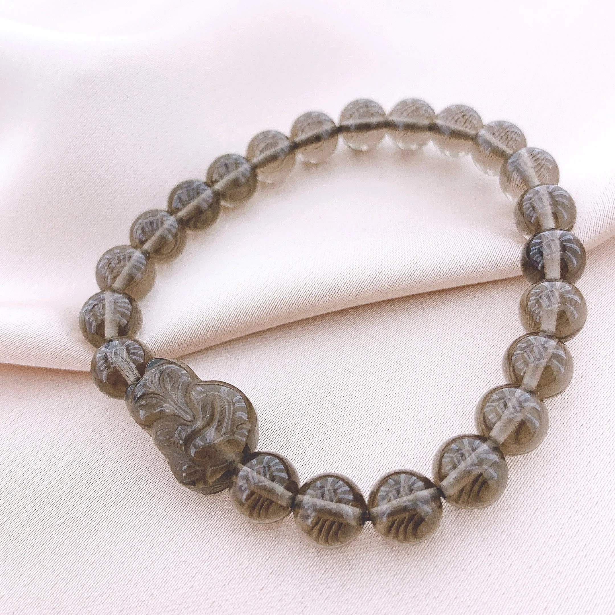 Women's Fashion Tea-coloured Crystal Beads Gemstone Bracelets