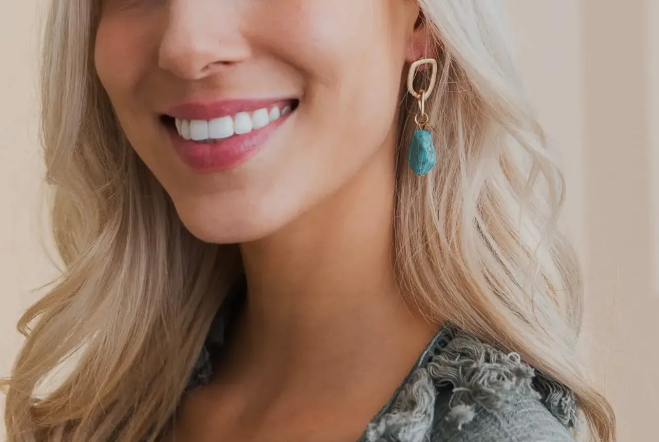 Wynn Turquoise Drop Earring